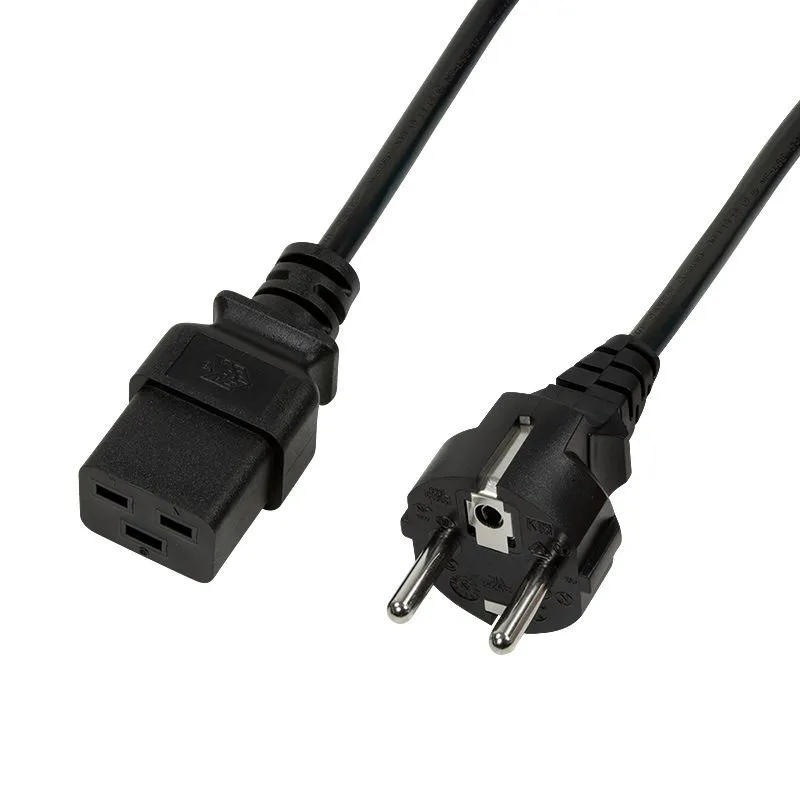 Schuko to C19 Power Cable HQ