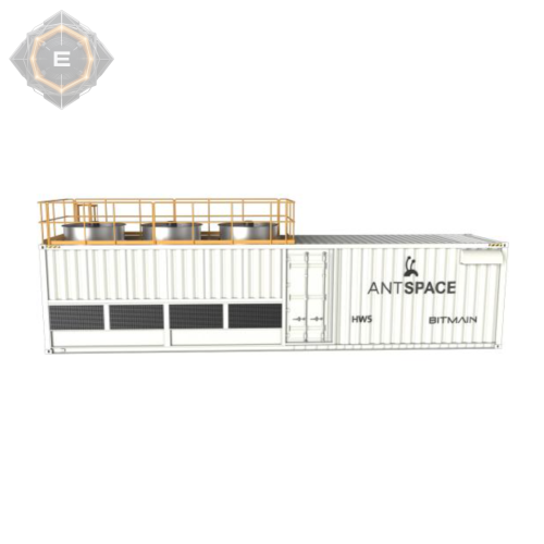 Bitmain Antspace HW7 hydro mining container